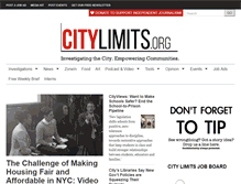Tablet Screenshot of citylimits.org